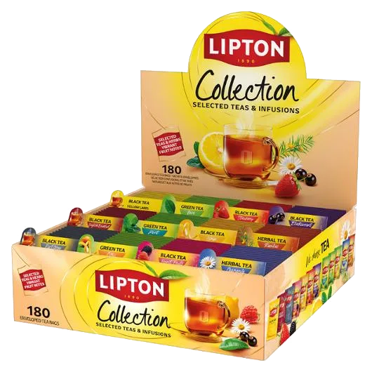Te LIPTON Sortimentslåda 12 smak 180/fp