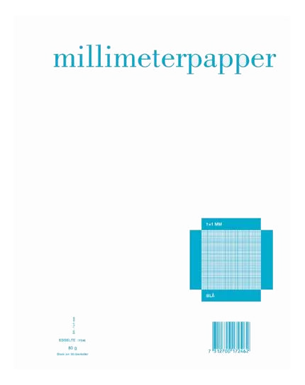 Millimeterpapper ESSELTE A4 5/fp