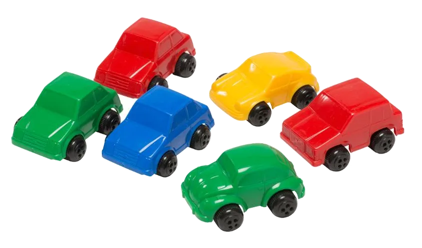 Bilar 7cm sorterade färger