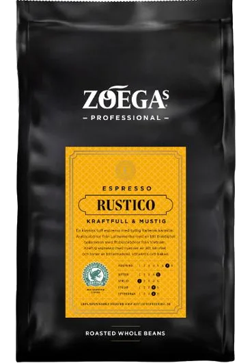 Kaffe ZOÉGAS Esp. Rustico HB 500g