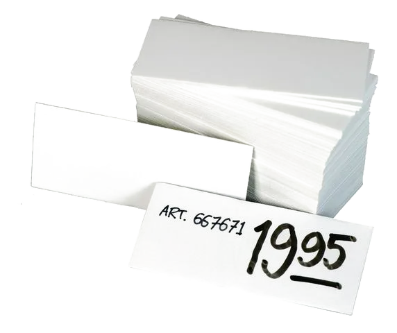 Hyllkantsetikett 87x37mm 100/fp