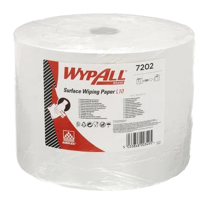 Torkrulle WYPALL L10 1-lag ark 1000/rl