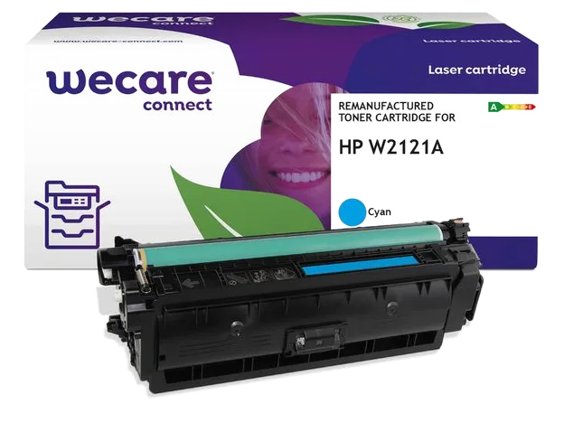 Toner WECARE HP W2121A 212A 4,5K cyan