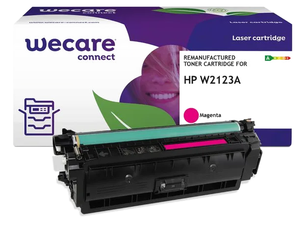 Toner WECARE HP W2123A 212A 4,5K magenta