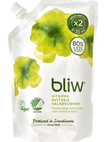Tvål BLIW Vitsippa refill 600ml