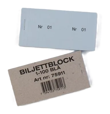 Biljettblock