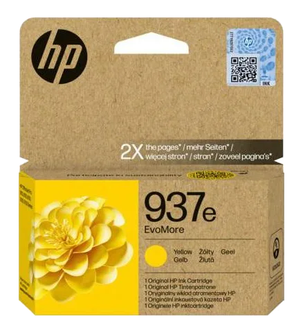 Bläckpatron HP 4S6W8NE 937e gul