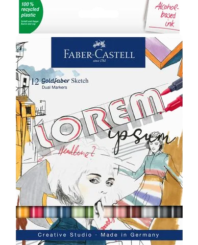 Fiberpenna Goldfaber Sketch 12/fp