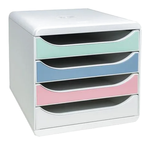 Blankettbox Bigbox Autentik 4låd. pastel