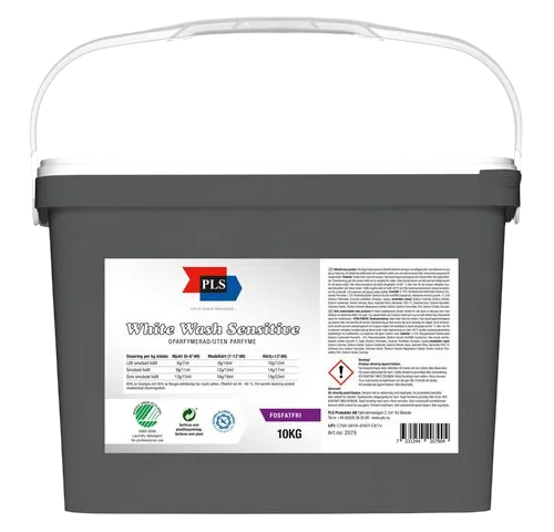 Tvättmedel PLS White Wash Sensitive 10kg