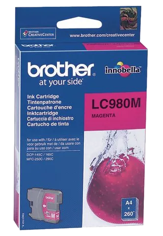 Bläckpatron BROTHER LC980M magenta