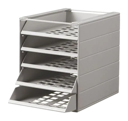 Blankettbox Idealbox Basic 5-fack grå
