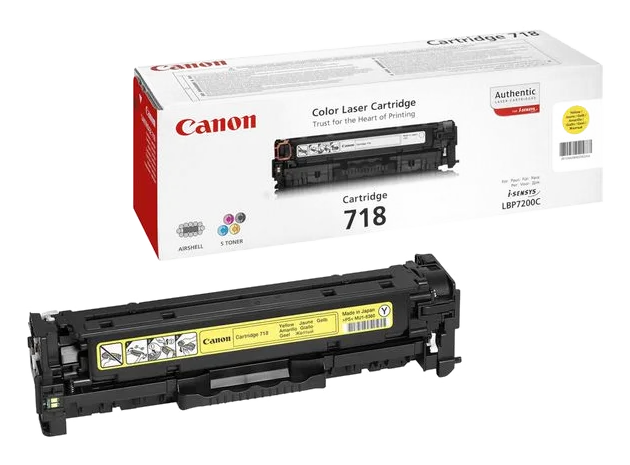Toner CANON 2659B002 718Y 2,9K gul