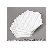 Pärlplatta sexhörning 9cm