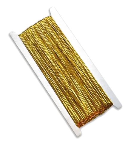 Halsbandssnodd nylon 1mmx50m guld