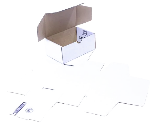 Självlåsande låda 180x120x80mm vit ES17