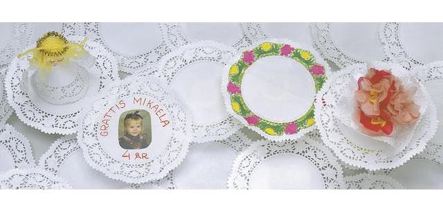 Spetspapper 14cm i diameter 250/fp