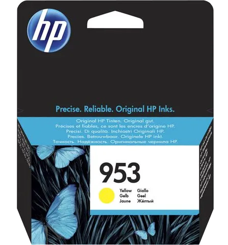 Bläckpatron HP F6U14AE 953 gul