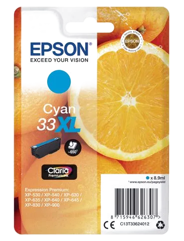 Bläckpatron EPSON C13T33624012 cyan