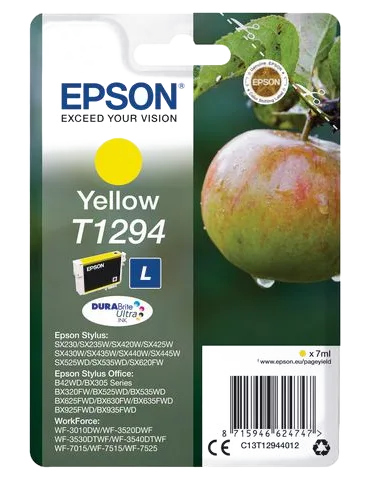 Bläckpatron EPSON C13T12944011 gul