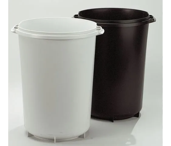Papperskorg DURABIN rund 40L svart