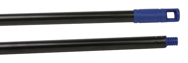 Skaft MAX kantborste 140cm silver/blå
