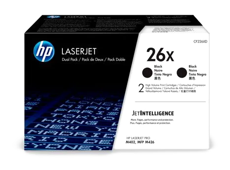 Toner HP CF226XD 26X 18K svart 2/fp
