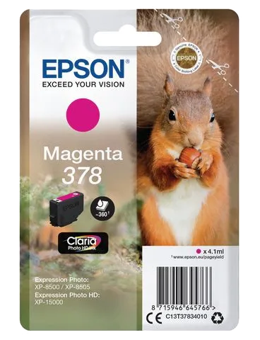 Bläckpatron EPSON C13T37834010 magenta
