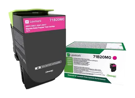 Toner LEXMARK 71B20M0 2,3K magenta