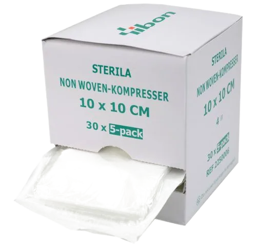 Kompress NW steril 5-p 10x10cm 150/fp