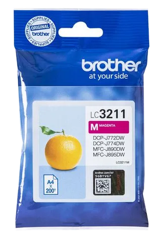Bläckpatron BROTHER LC3211 magenta