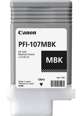 Bläckpatron CANON PFI-107MBK mattsvart