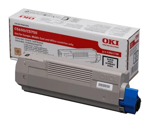 Toner OKI 43865708 8K svart