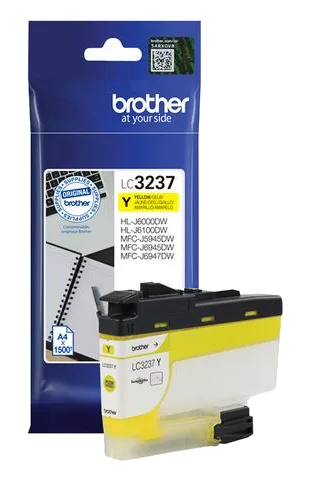 Bläckpatron BROTHER LC3237Y gul