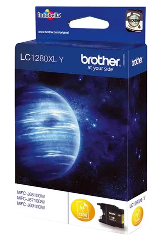 Bläckpatron BROTHER LC1280XLY gul