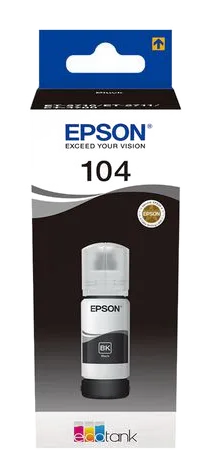 Bläckpatron EPSON T104 C13T00P140 svart