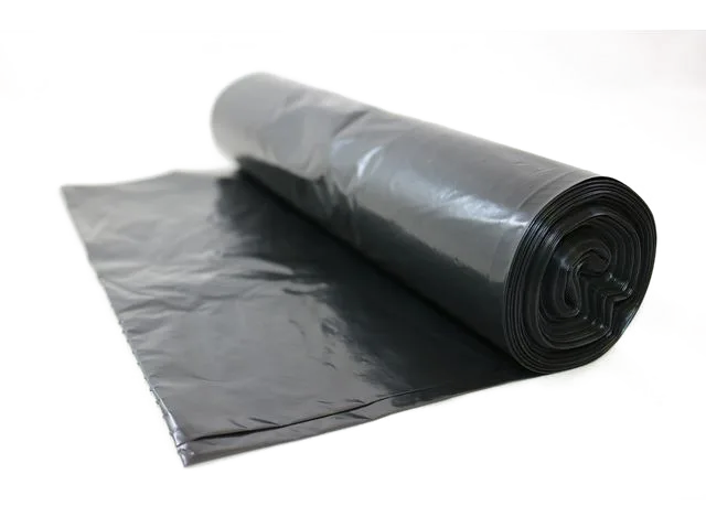 Plastsäck LD R100% 60L 40my svart 25/rl