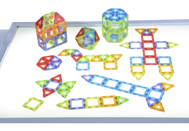 Polydron Magnetic transparent 64/fp