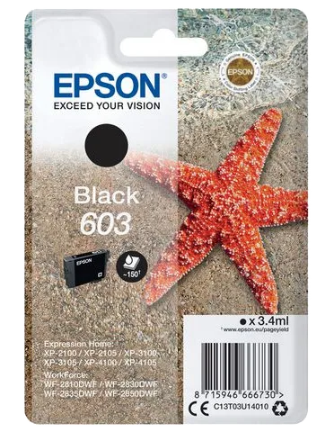 Bläckpatron EPSON T03U 603 svart
