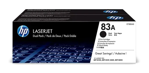 Toner HP CF283AD 83A 1,5K svart 2/fp