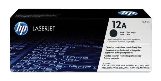 Toner HP Q2612A 12A 2K svart