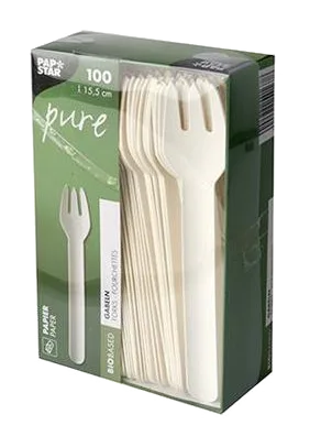 Bestick Gaffel PURE Papper 15,5cm 100/fp