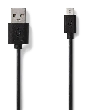 Kabel NEDIS USB-A ha - USB Micro B 2m sv