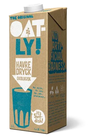 Havredryck OATLY Ekologisk KRAV 1L