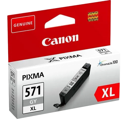 Bläckpatron CANON CLI-571XL grå