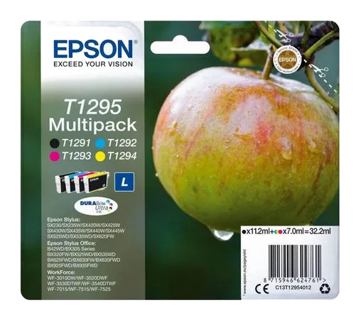 Bläckpatron EPSON C13T12954012 4-färger