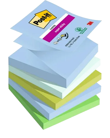 Notes POST-IT SS Z-bl Oasis 76x76 5/fp