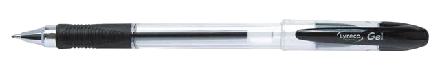 Gelpenna LYRECO grip 0,7mm svart
