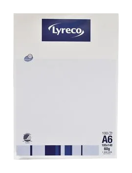 Anteckningsblock LYRECO A6 100bl 60g lin