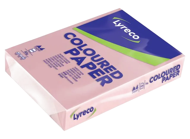 Kop.ppr LYRECO A4 80g oh rosa 500/fp